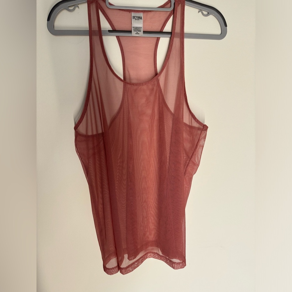 Victoria secret Sport Mesh Racer back Tank Top